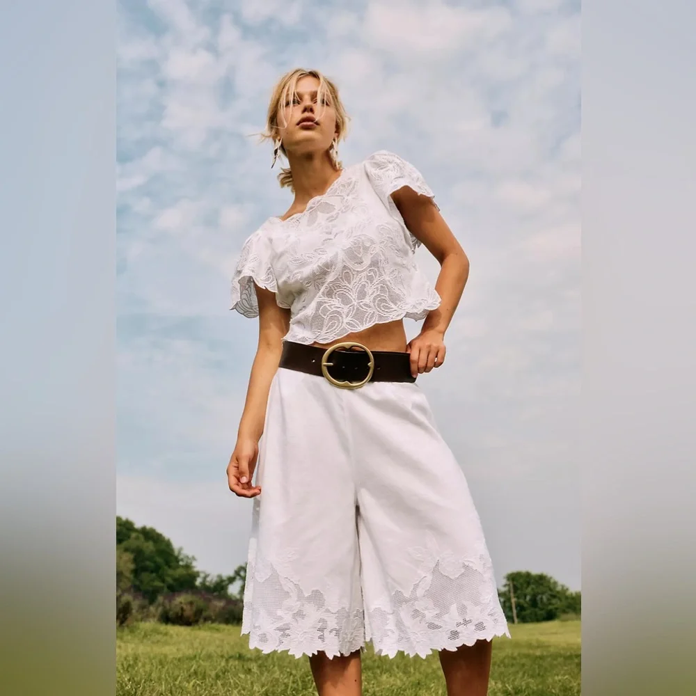 NWT Free People Brando Leather Hip Belt Espresso Small Medium